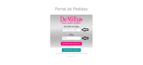 passa pedido da demillus|Demillus Login